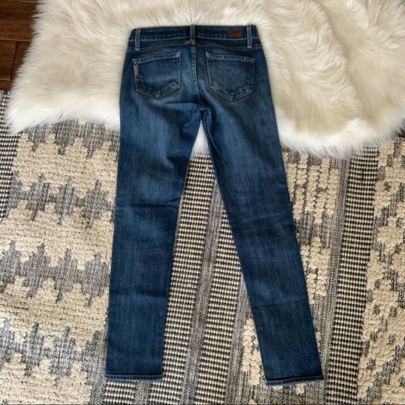 PAIGE—Skyline Low‎ Rise Ankle Peg in Celestine Wash. 24X28 - Picture 2 of 8